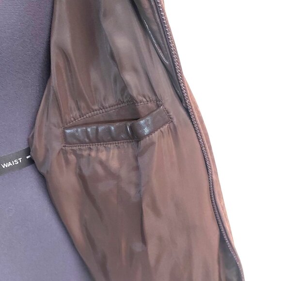 Vintage 18th Tiger Division Leather Bomber Jacket - Size 38/40 - Picture 11 of 13